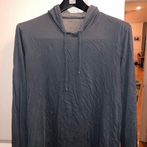 Vince double layer hooded long sleeve